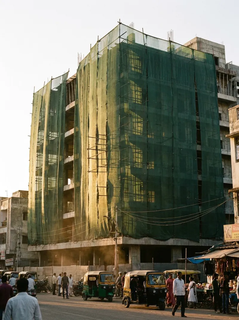 Construction draping